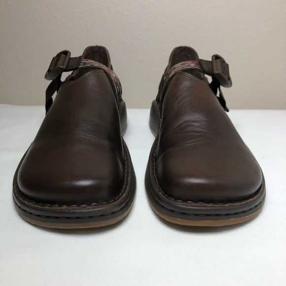 Chaco PedShed Chocolate Brown Leather Womens Size 9.5 - Picture 2 of 15